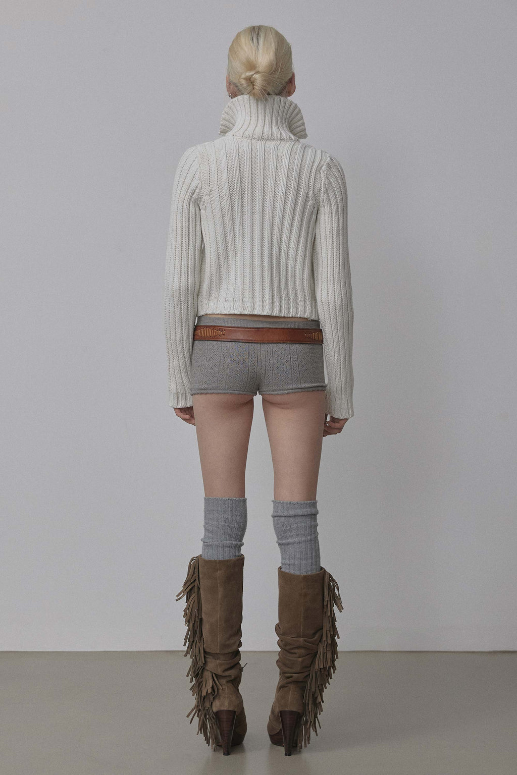 Two Way Cable Cardigan Ivory
