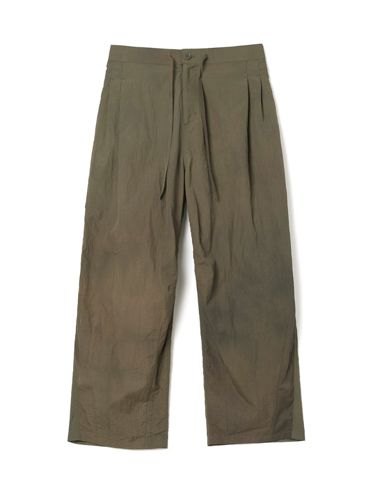 Pore Print Silhouette Pants Khaki