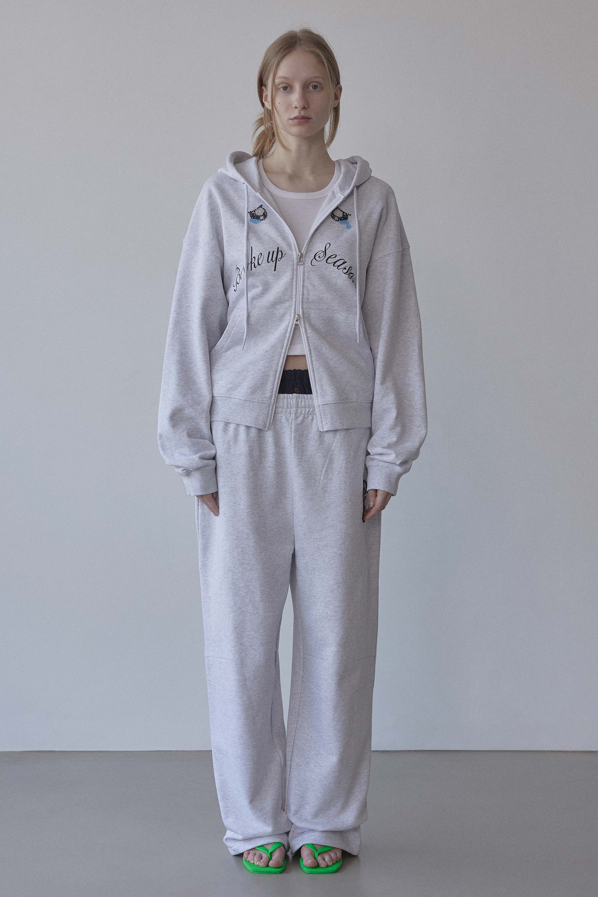 My Go To Sweatpants White Melange