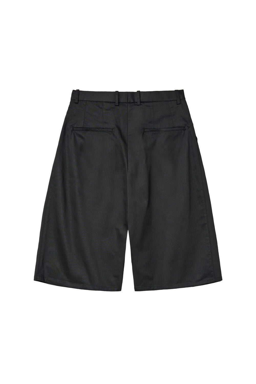 Two Pleats Shorts Black
