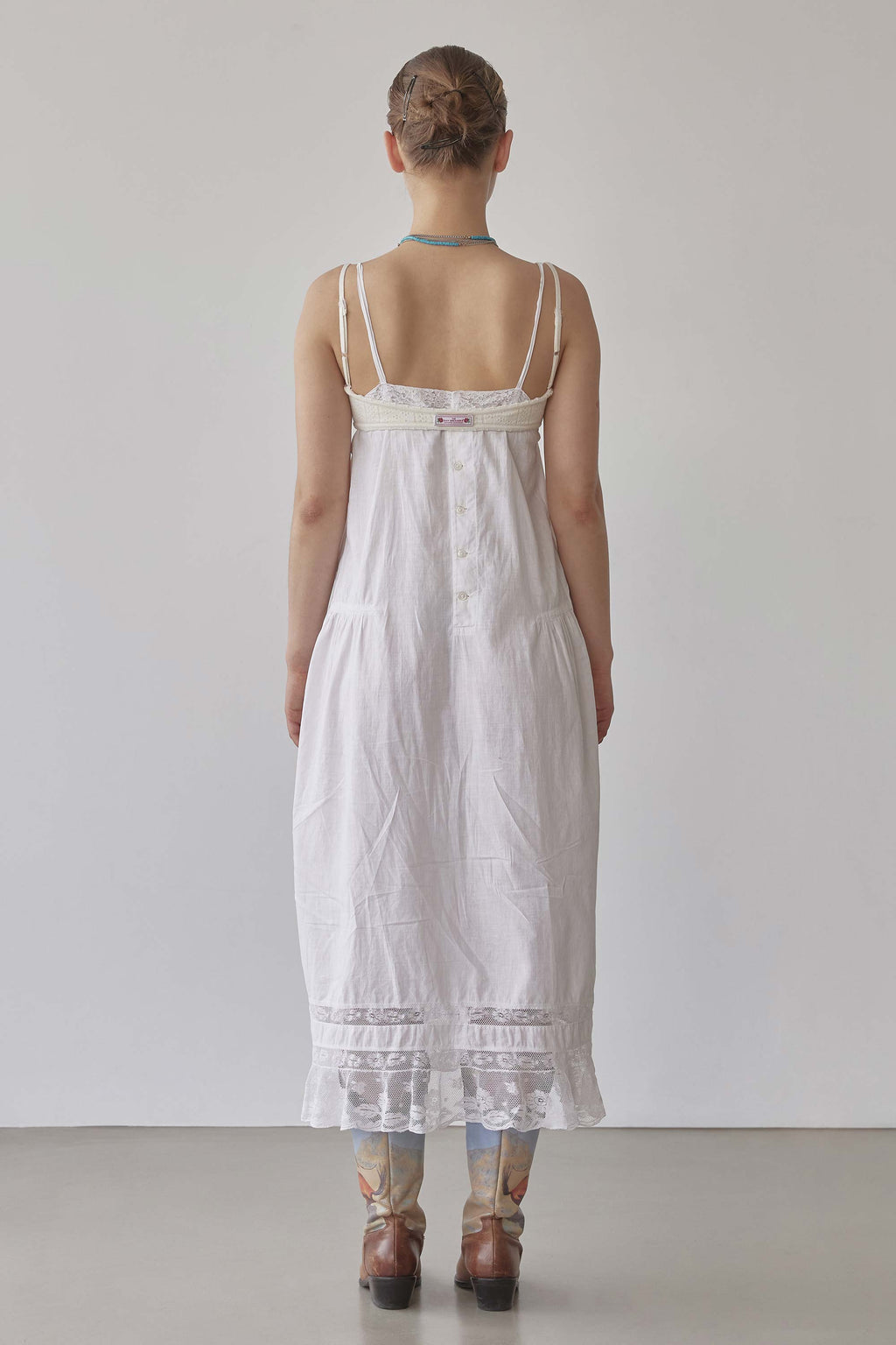 Eyelet Knit Bustier Ivory