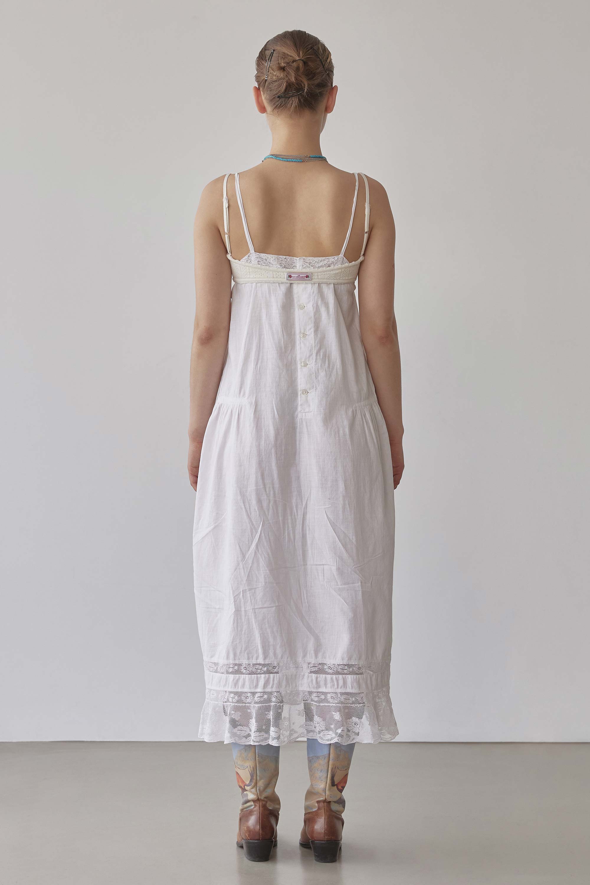 Eyelet Knit Bustier Ivory