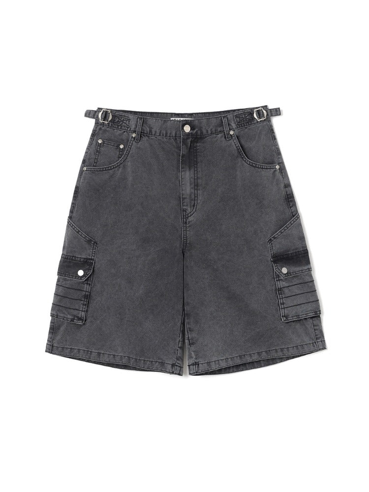 Double Index Bermuda Pants Black