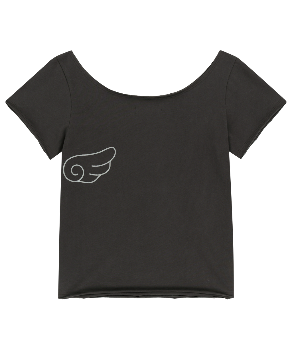 03 WING T-SHIRT CHARCOAL