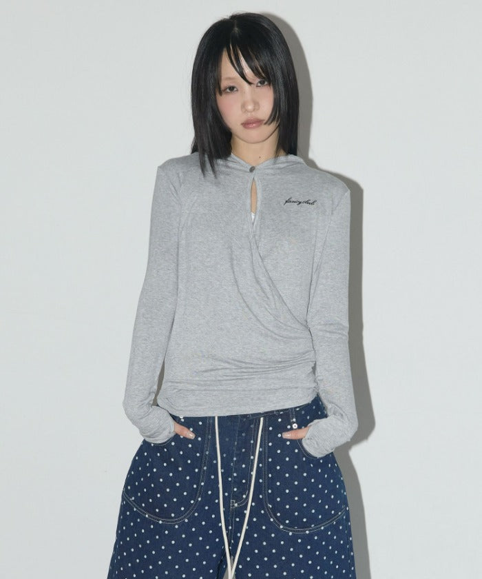 DIURNAL COWL HOODIE (GRAY)