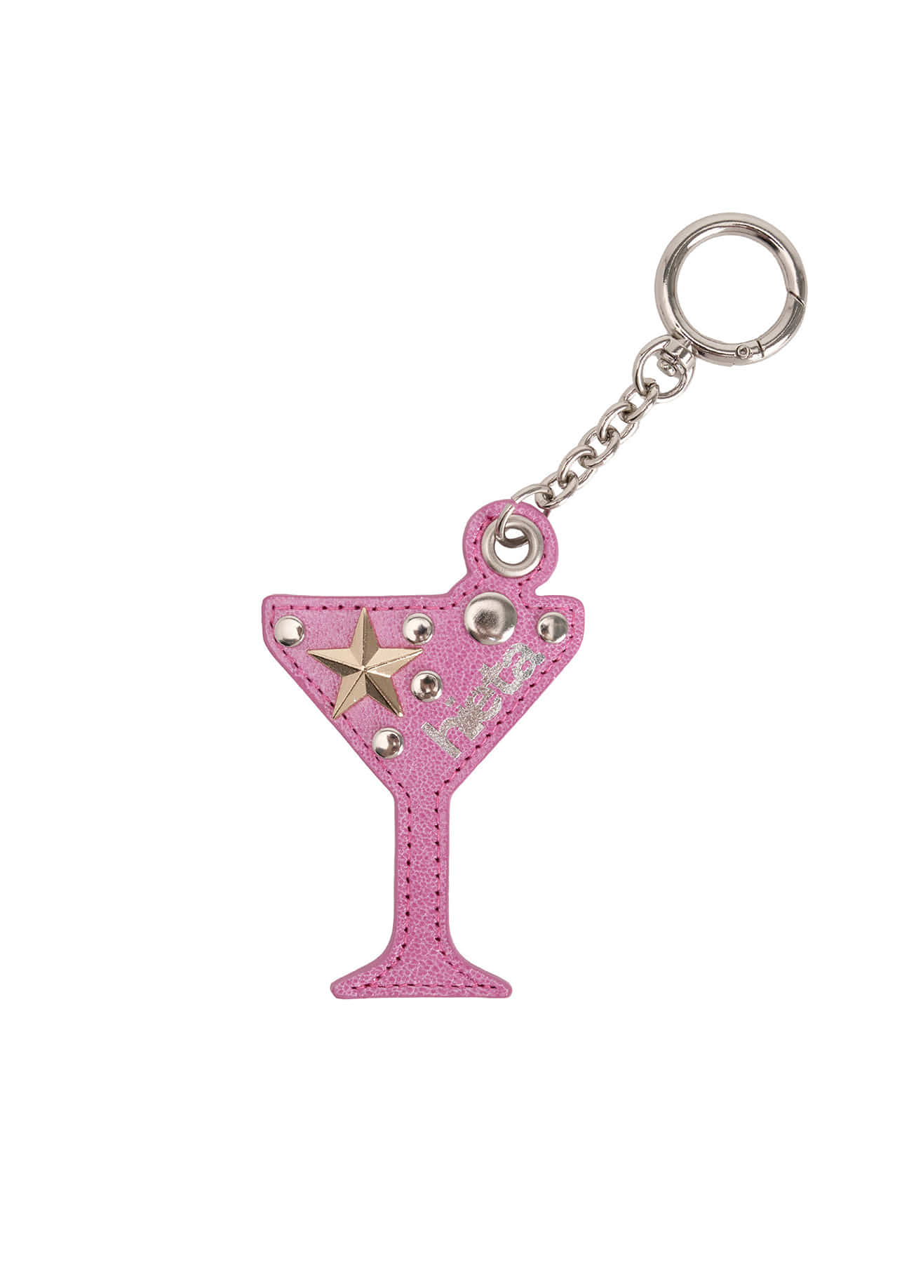 Martini Keyring / Pink