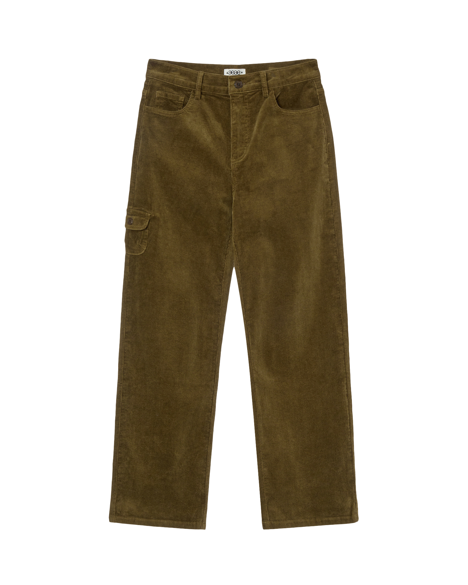 ROUND POCKET CORDUROY PANTS KHAKI