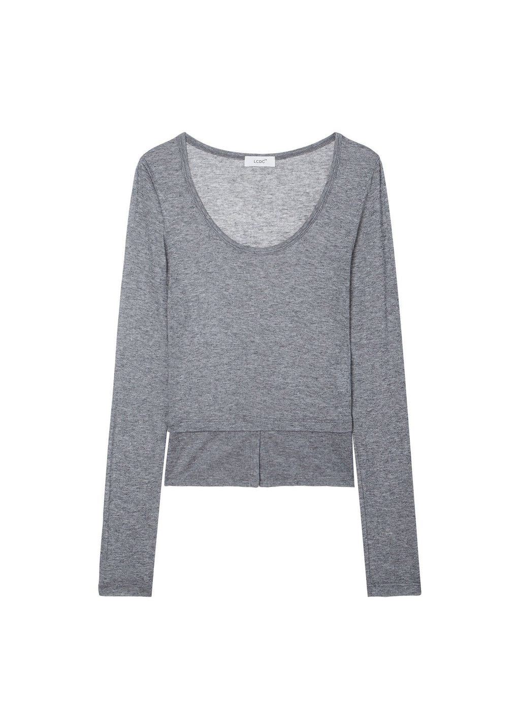 U-NECK JERSEY TOP / 2 Color