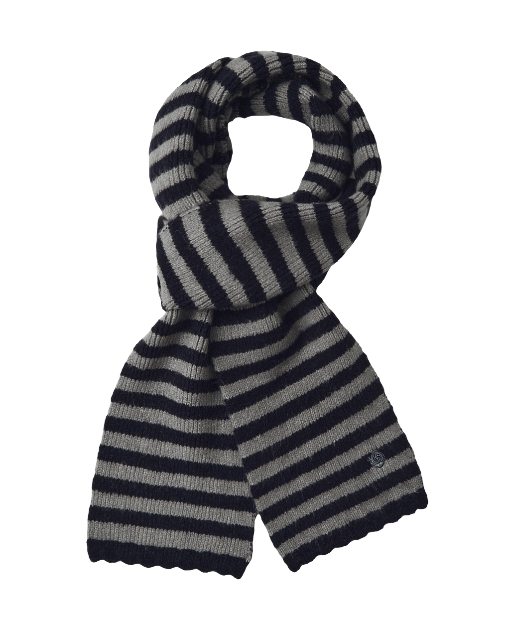 STRIPE SYMBOL MUFFLER NAVY