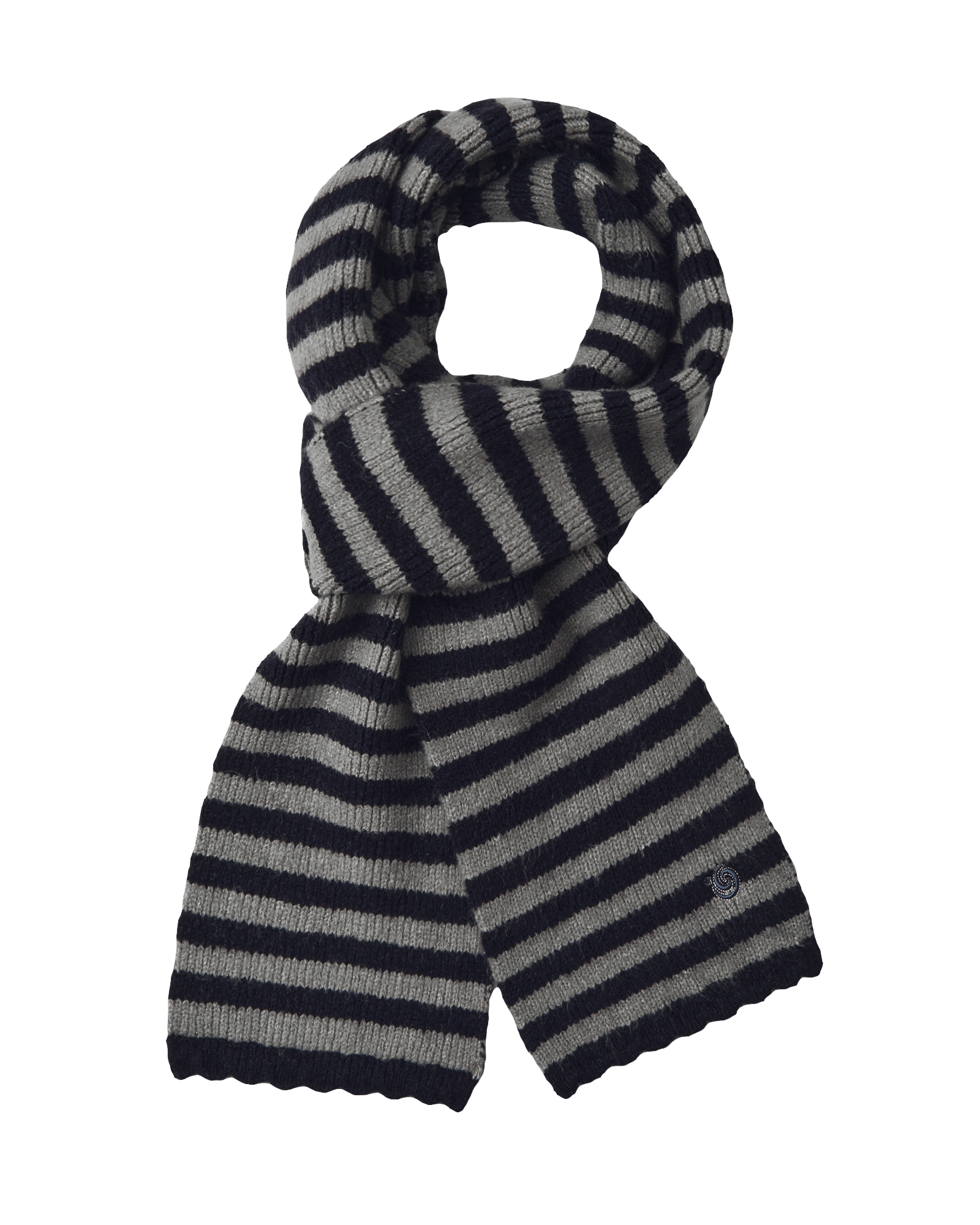 STRIPE SYMBOL MUFFLER NAVY