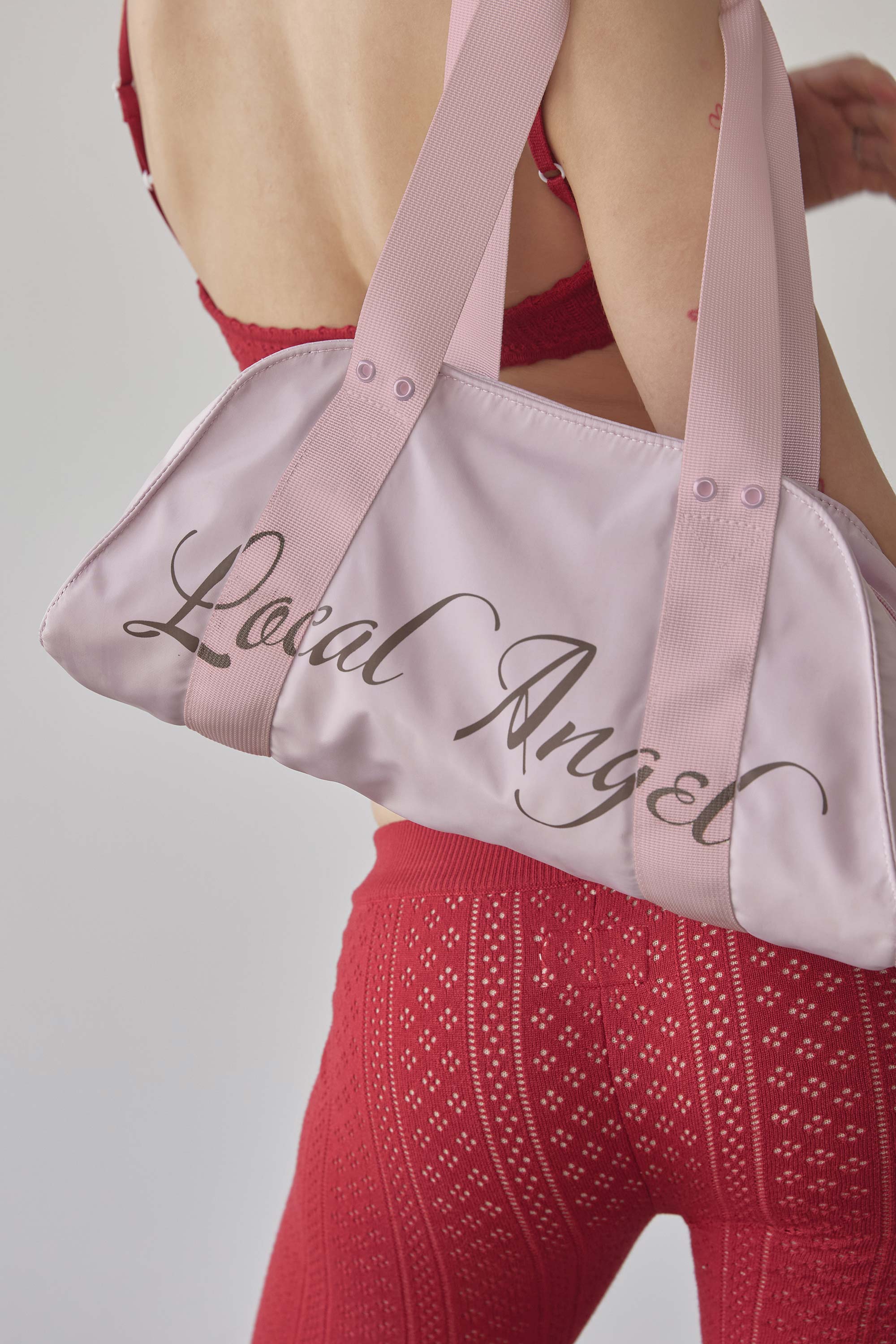 Local Angel Gym Bag Pink