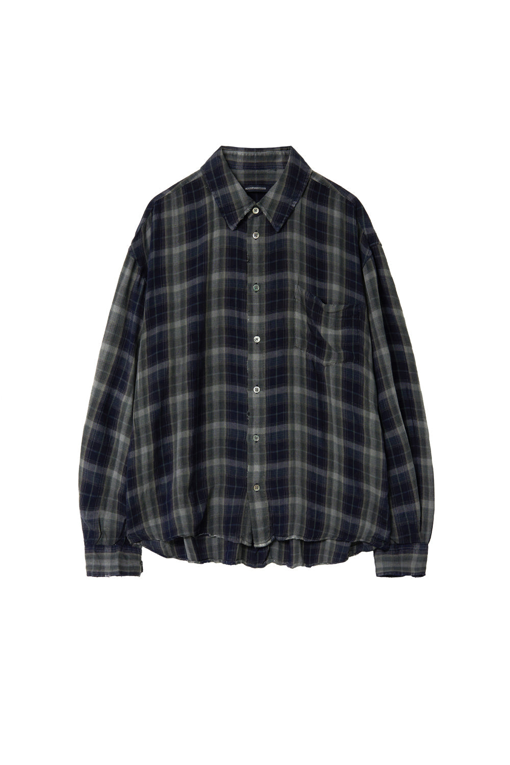 Classic Shirt Over Dyed Raw Check / 3 COLOR