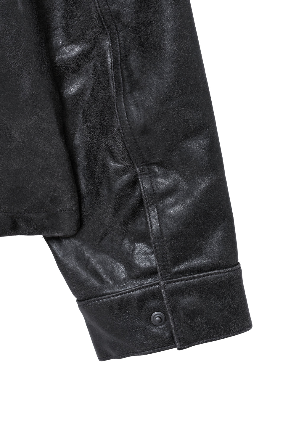 VTG Leather Blouson Charcoal