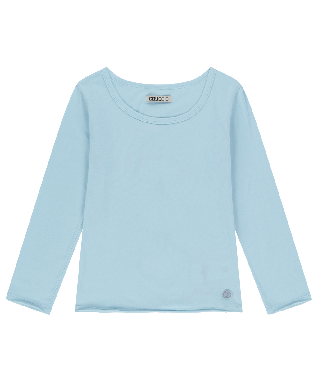 BACK CIRCLE CAPRI SLEEVES SKY BLUE