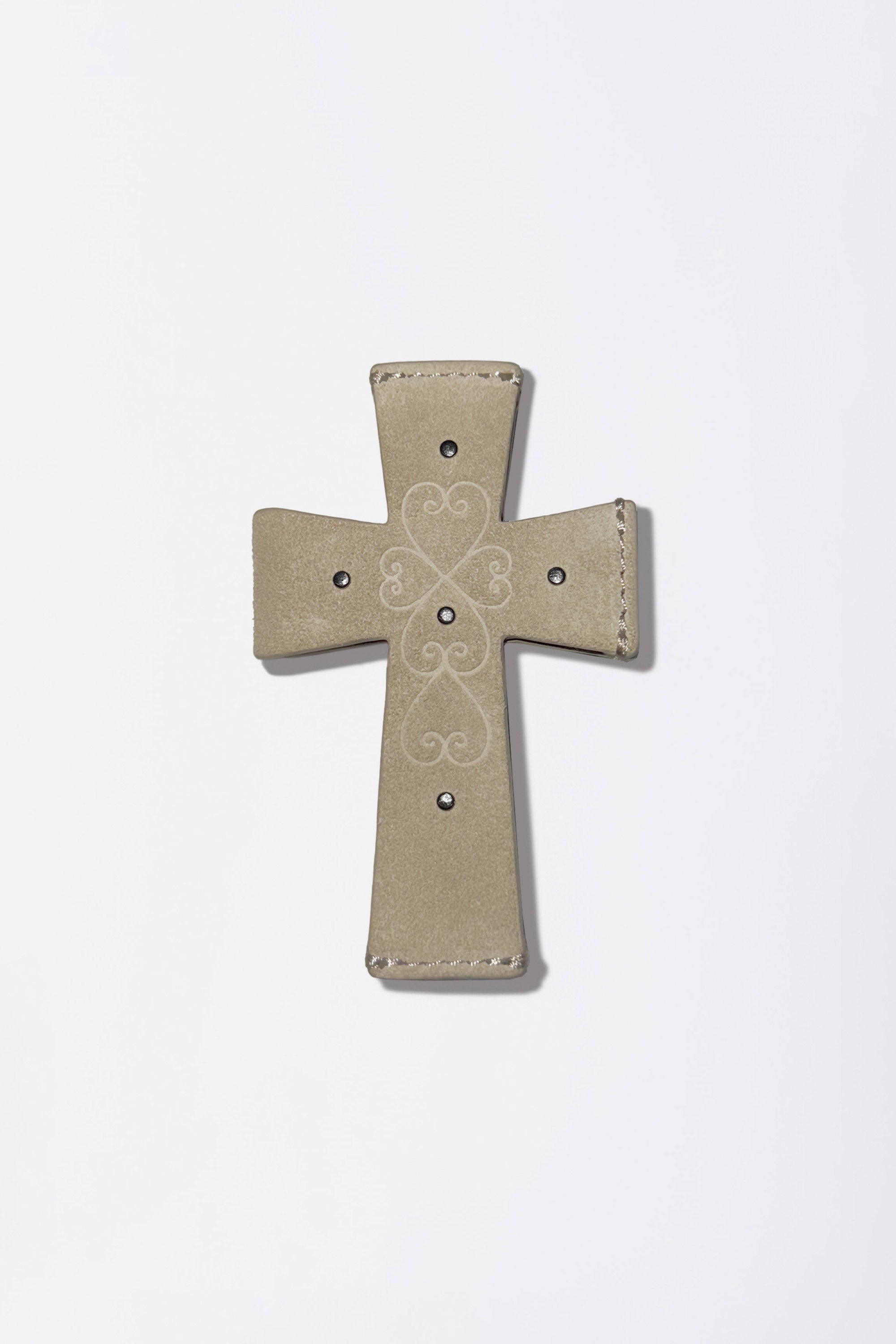 Cross Suede Strap Wallet Raw