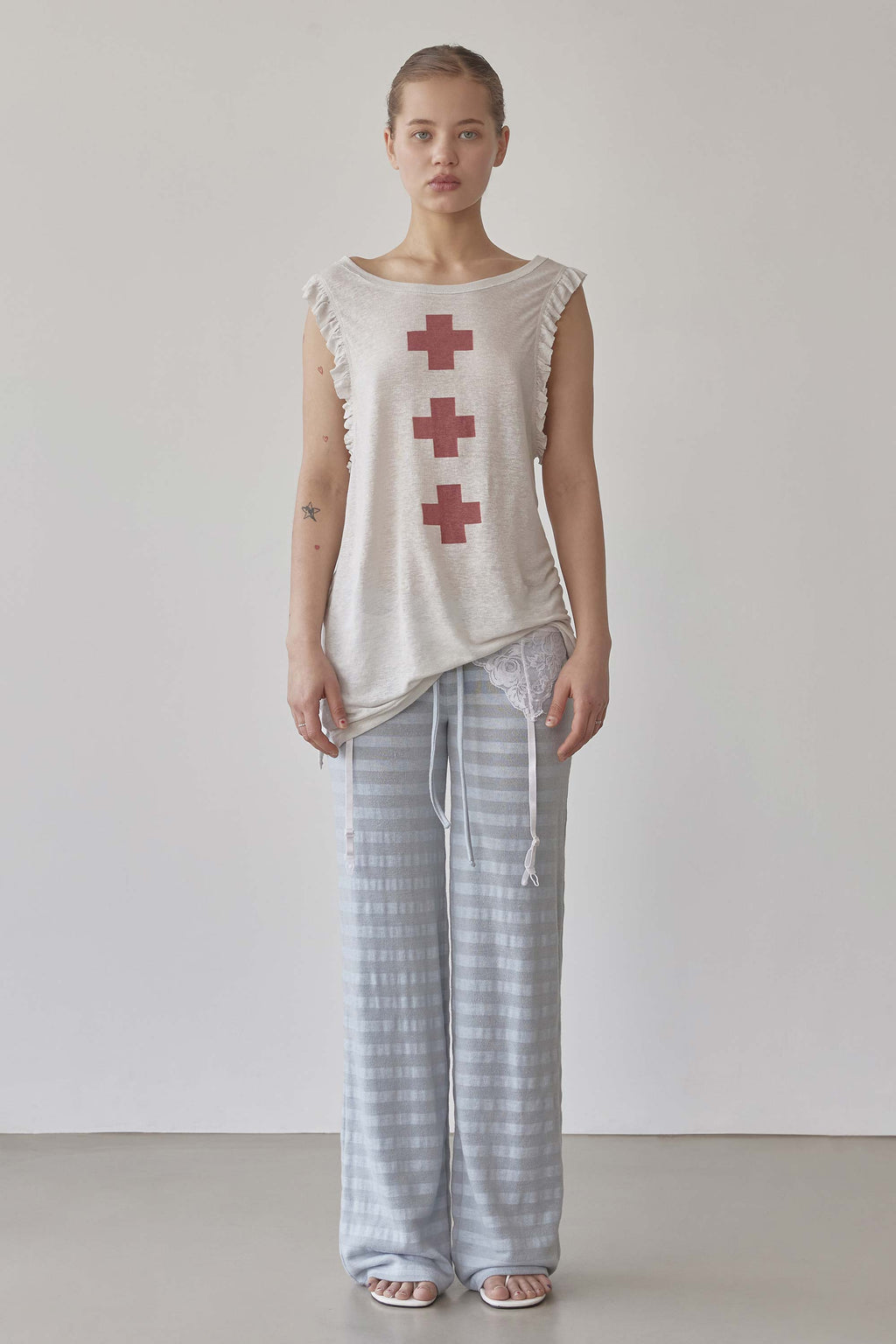 Emergency Muscle Tank Top White