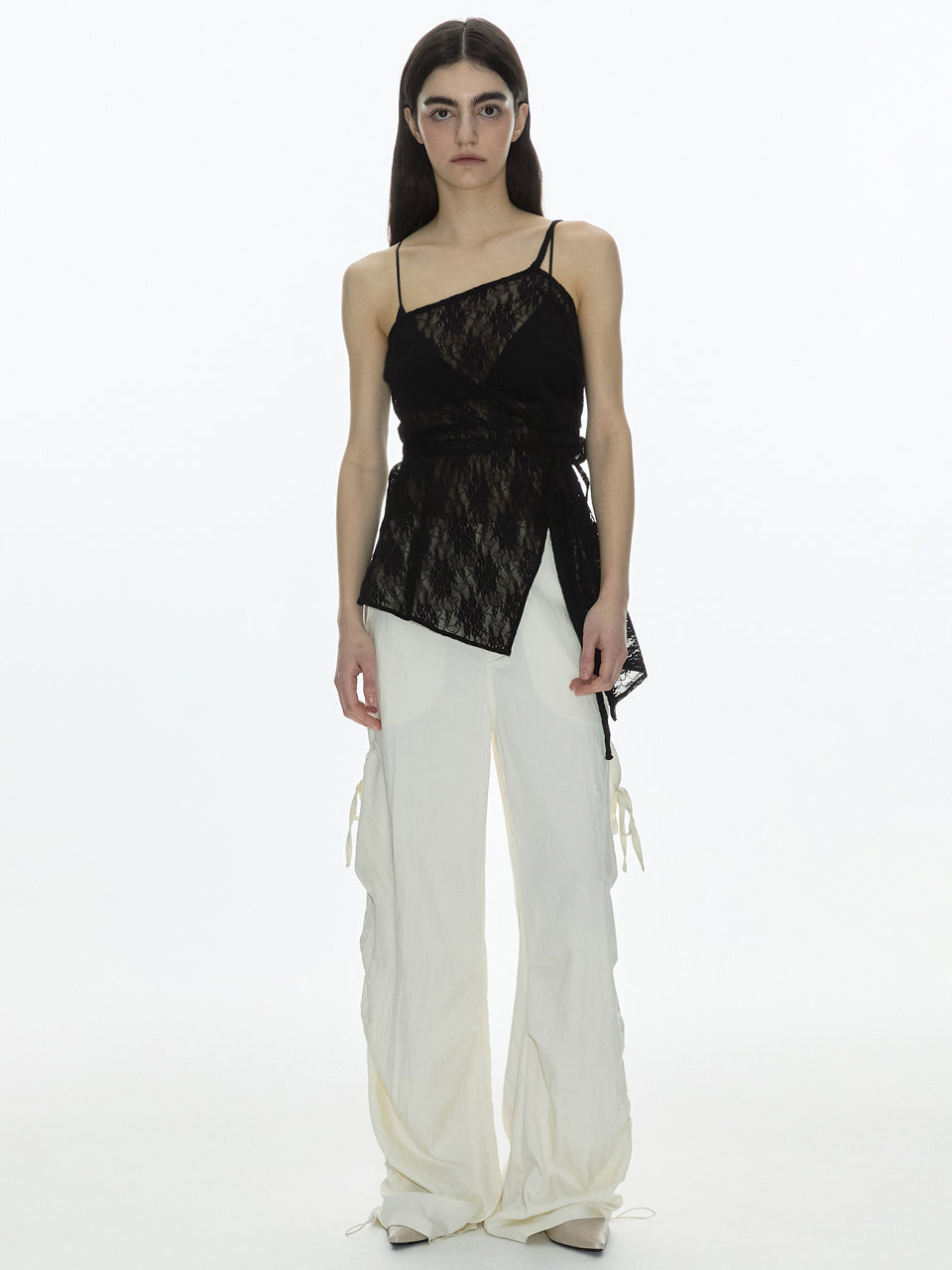 Pouch Parasuit Pants Ecru