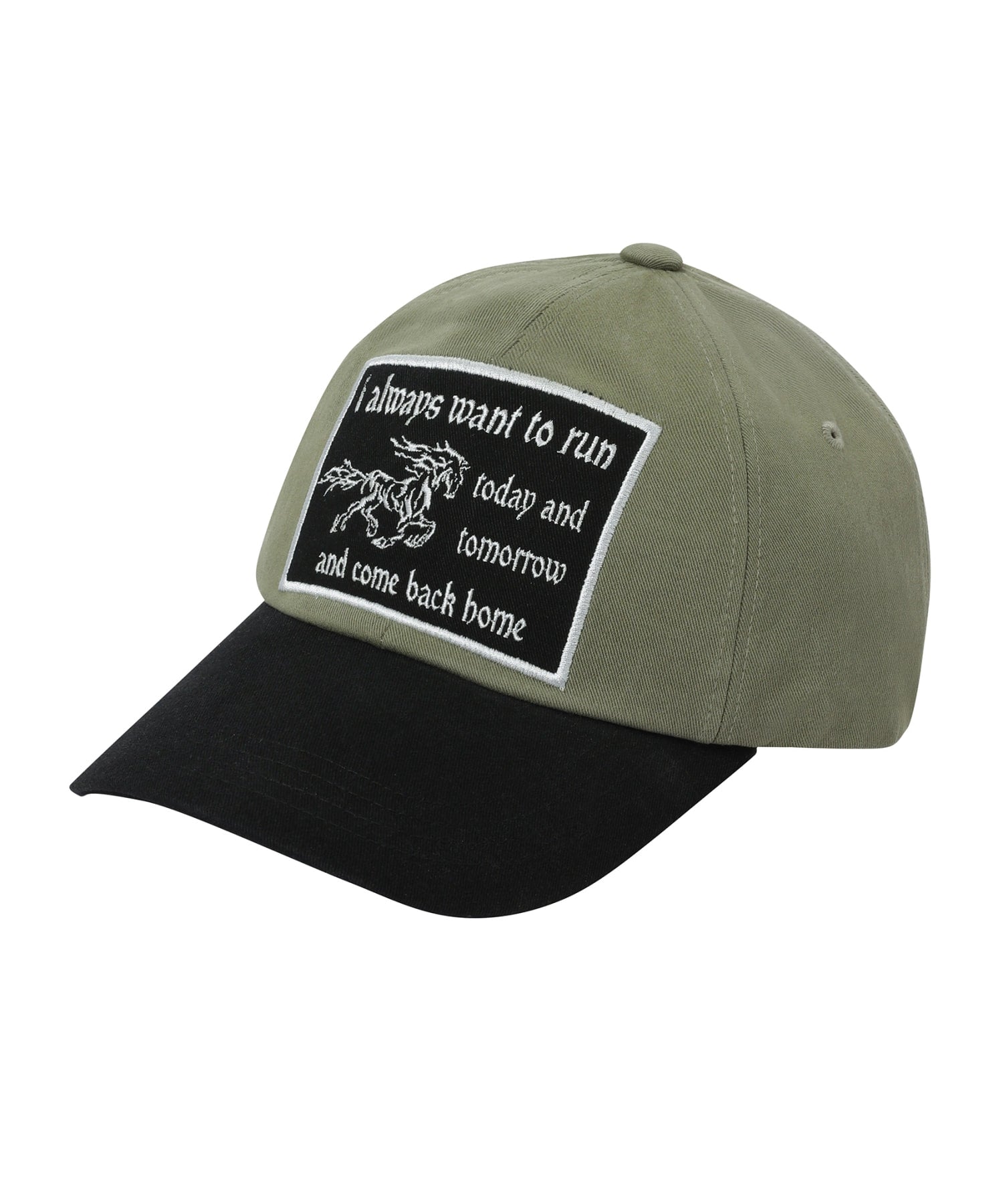 Halls Patch Ball Cap Khaki