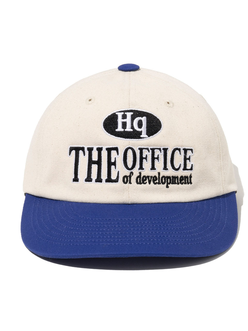 Office Symbol Camp Cap Ecru Blue