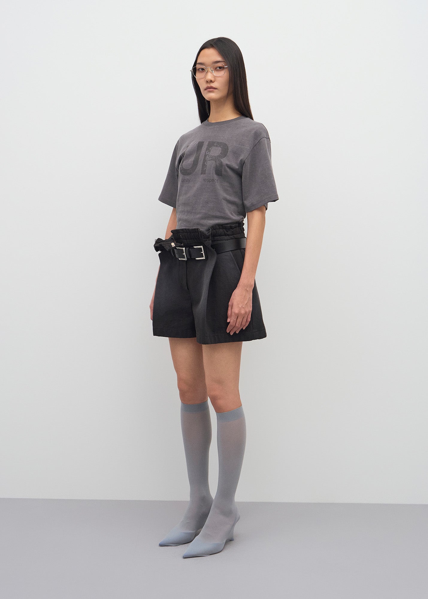 PRINTED CROPPED T-SHIRTS /  2 Color