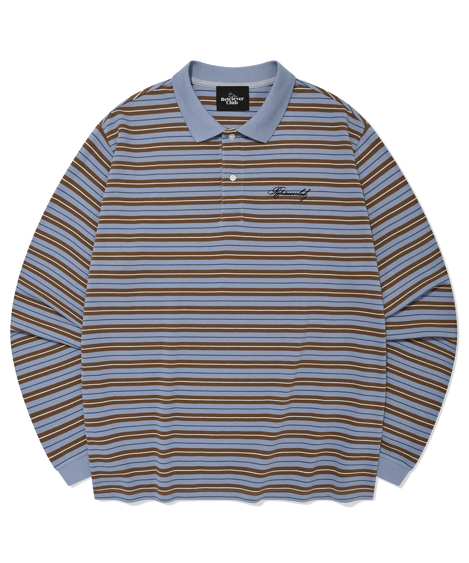 STRIPE PK SHIRTS SKY BLUE