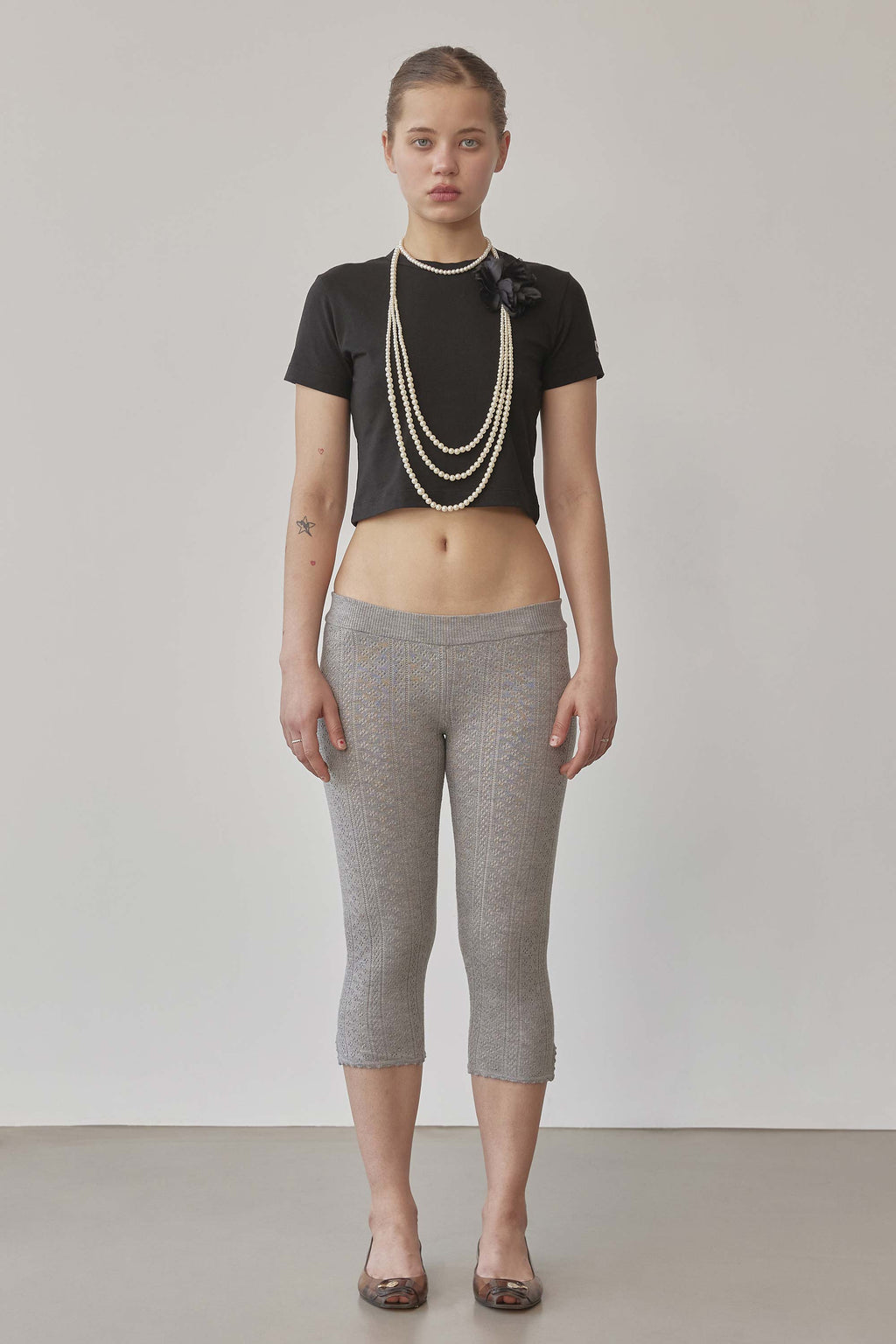 The Day Dreamers Crop Top Black