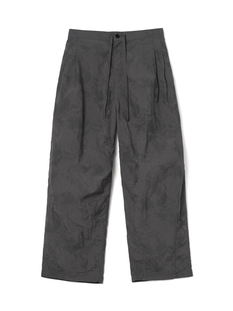 Pore Print Silhouette Pants Black