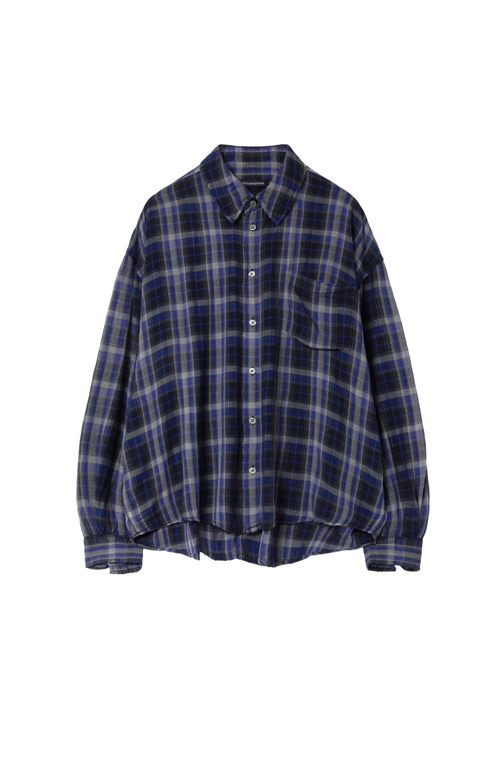Classic Shirt Over Dyed Raw Check / 3 COLOR