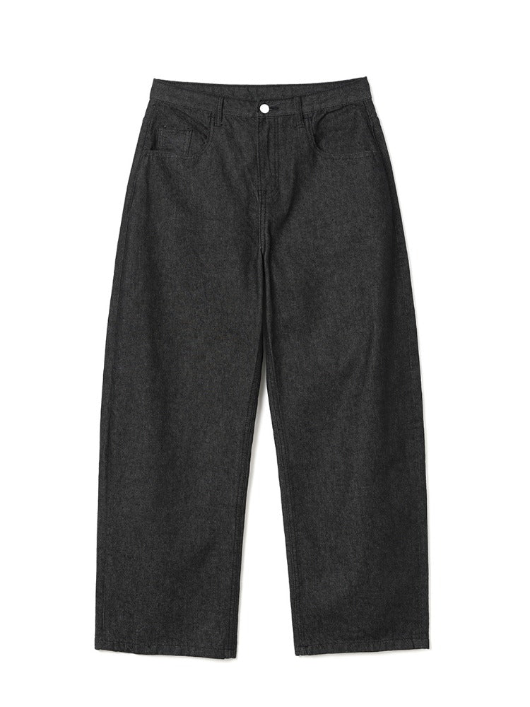 Reflect Curved Raw Pants Indigo Black