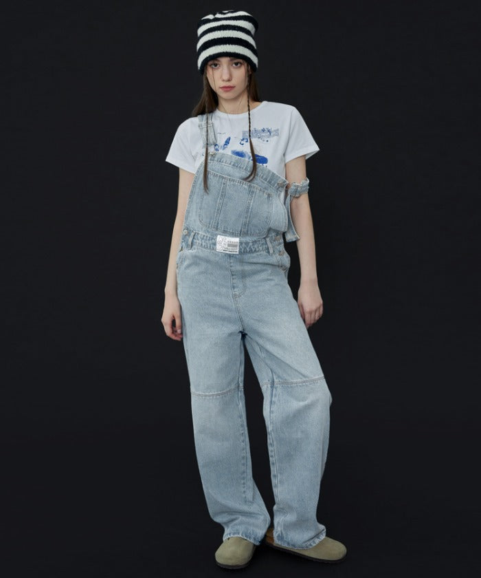 NF YOUTH DENIM OVERALL (LIGHT BLUE)