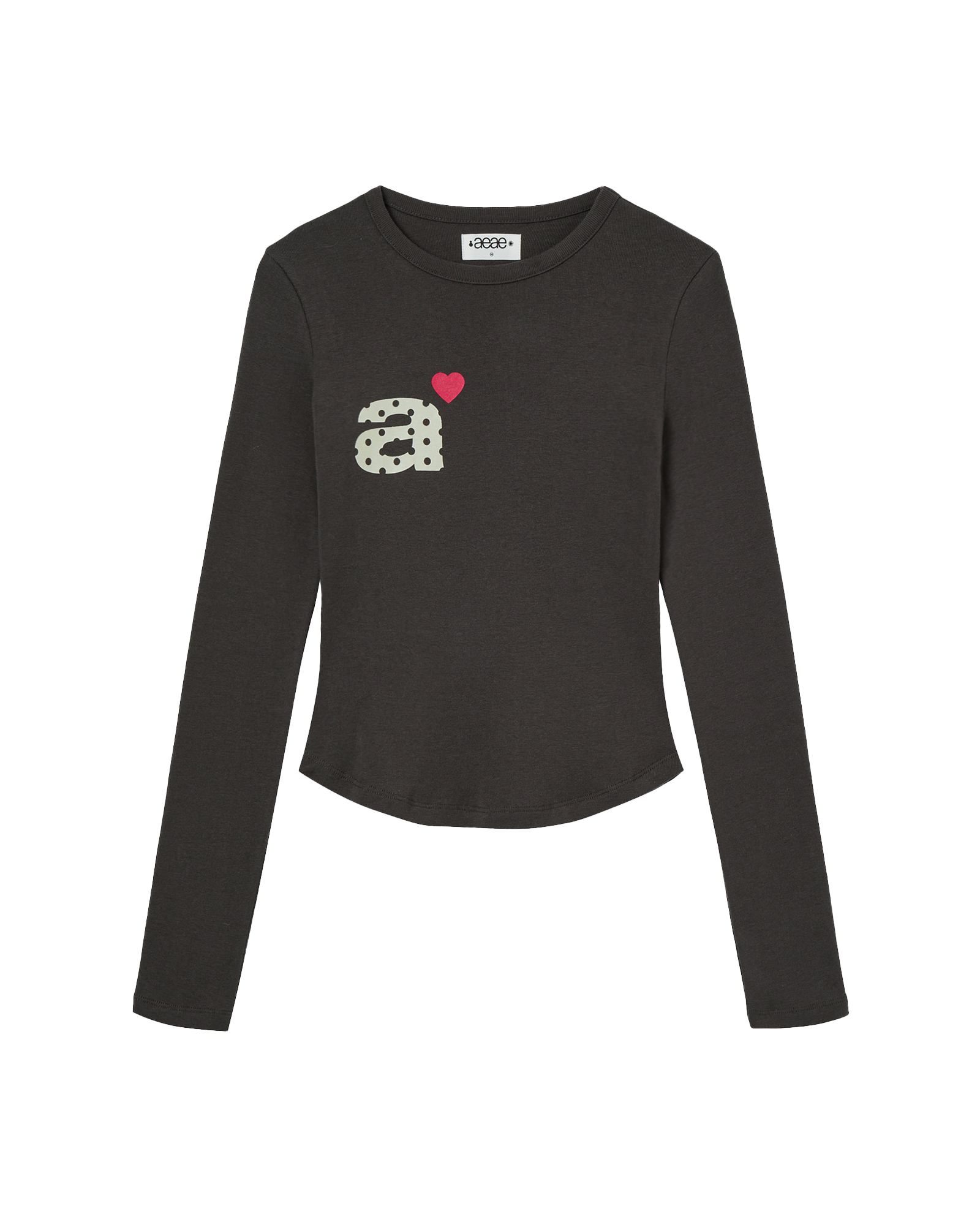 DOT SMALL LETTER L/S DARK BROWN