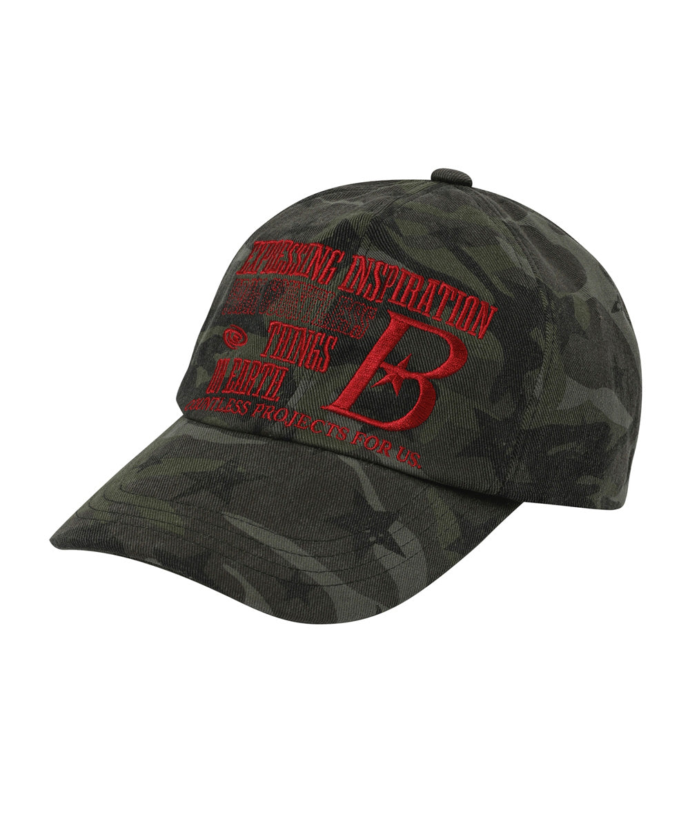 BLOGO Ball Cap Star Red Camo
