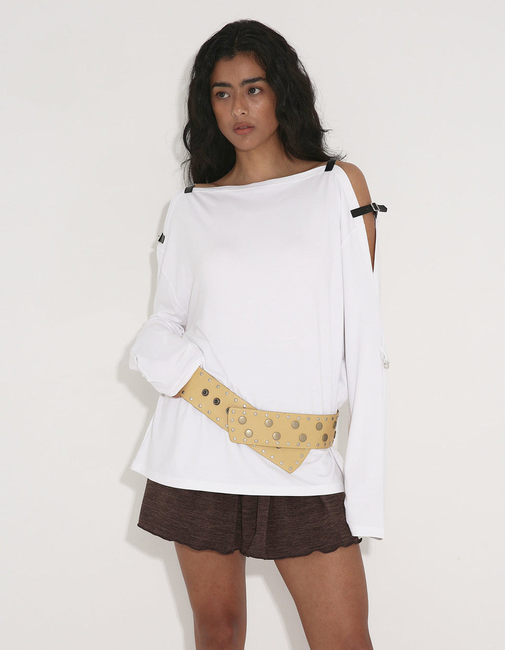 MULTI STUDDED BELT / 3 COLOR