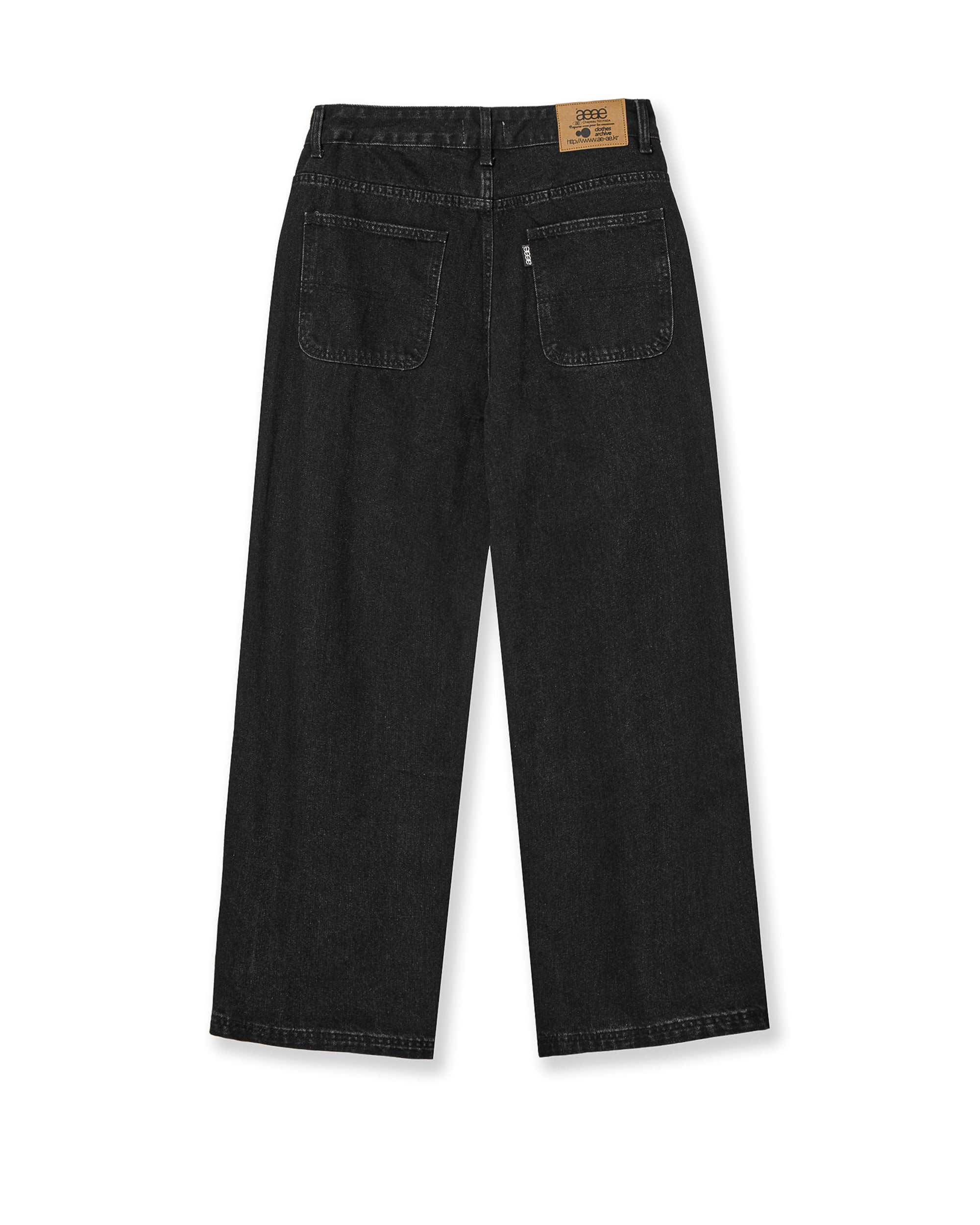 DENIM WORK PANTS BLACK