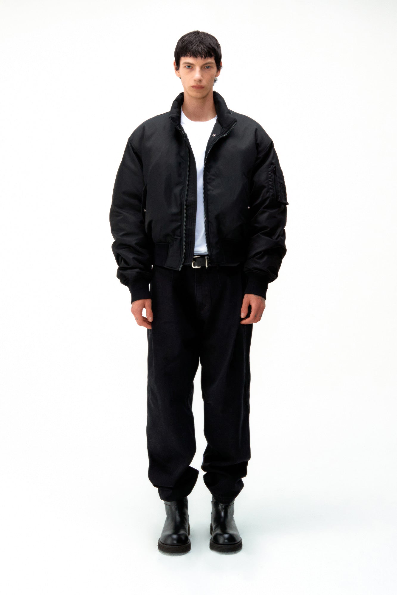 Stand Collar Neck Down Puffer Jacket