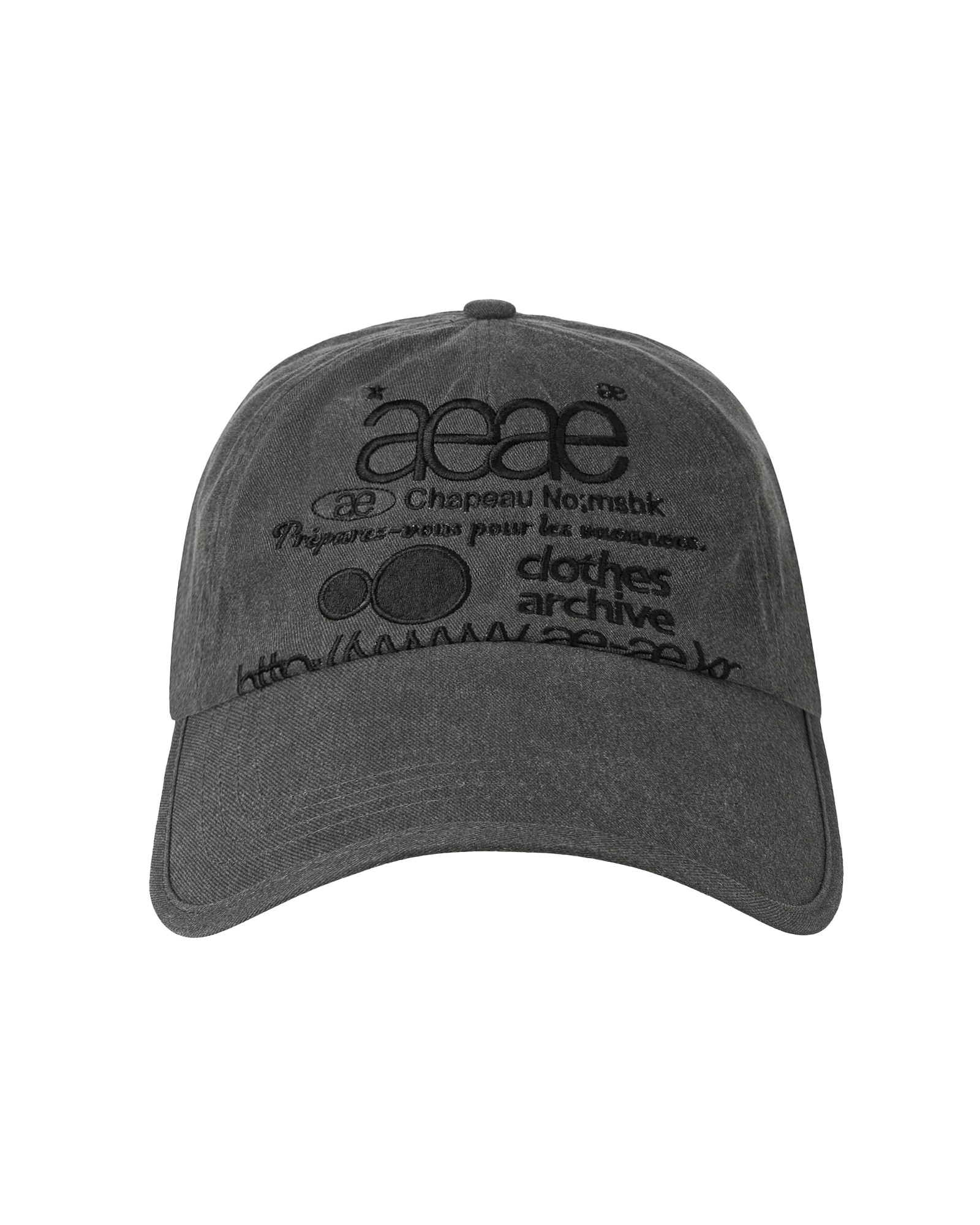 WEB LOGO PIGMENT CAP CHARCOAL