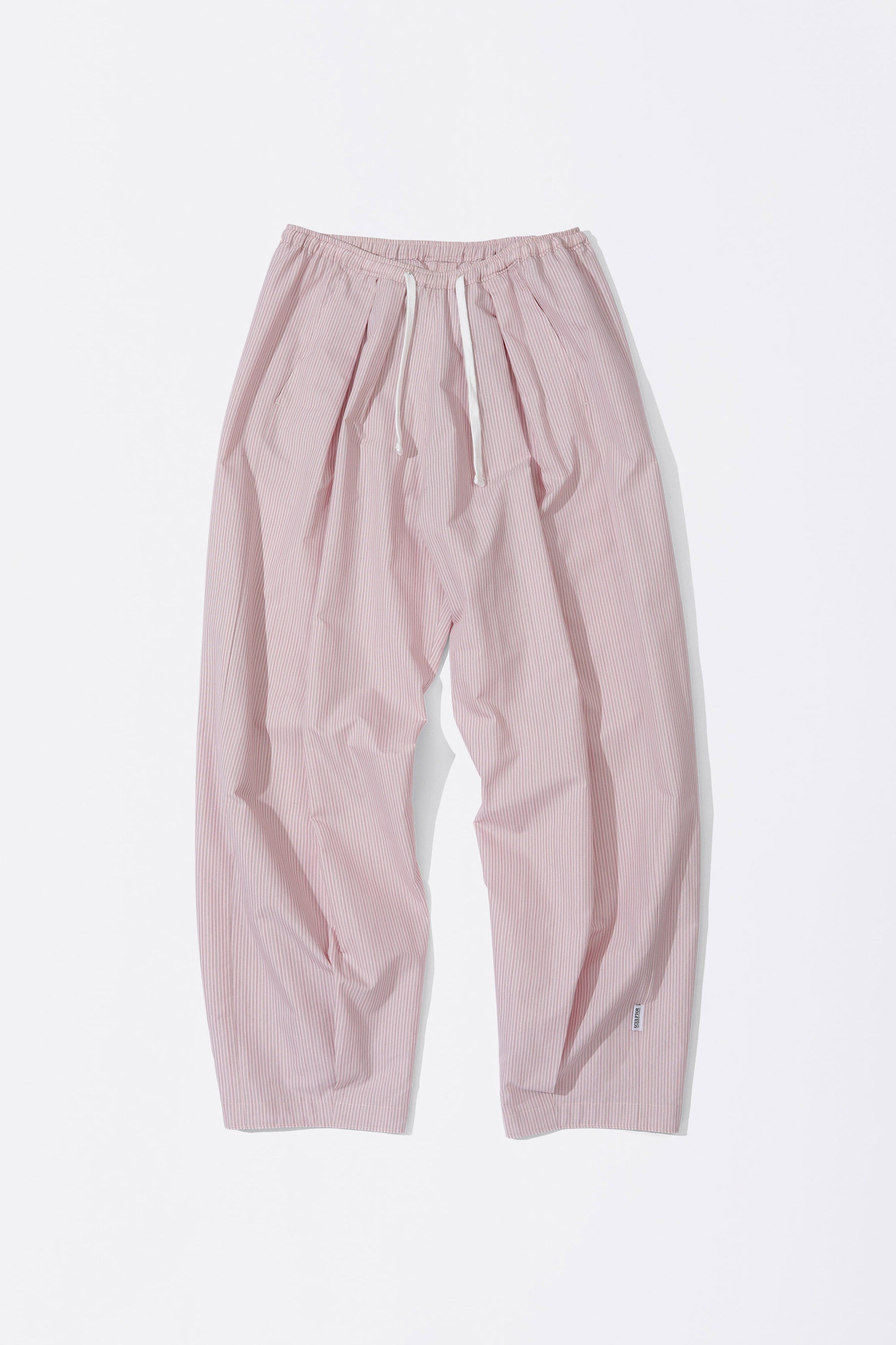 Bed To Go Pintuck Pants Pink Stripe