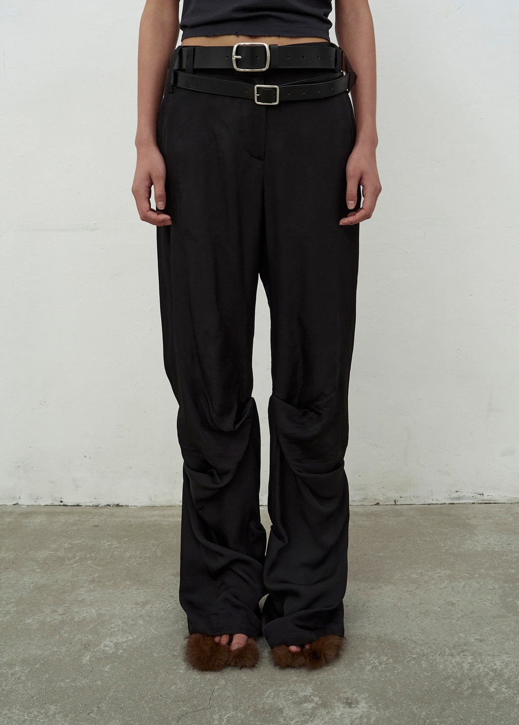 FLUID TROUSERS (BLACK)