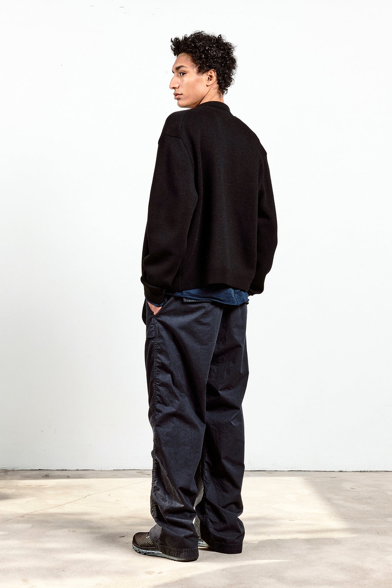 Fatigue Cotton Washing Shirring Pants