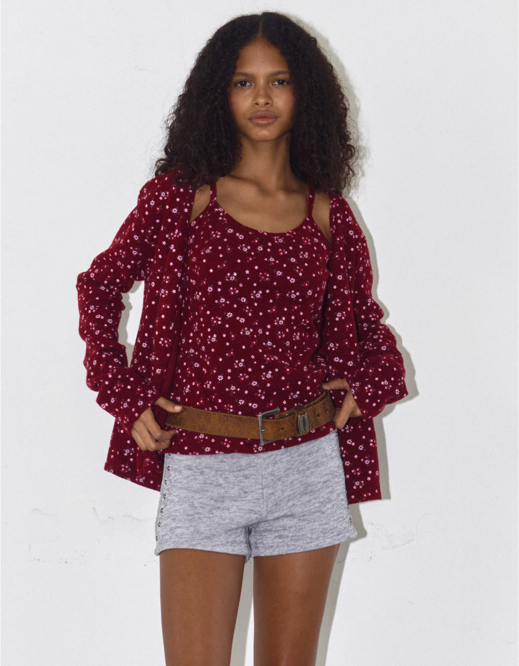 FLOWER CARDIGAN SET / 3 Color