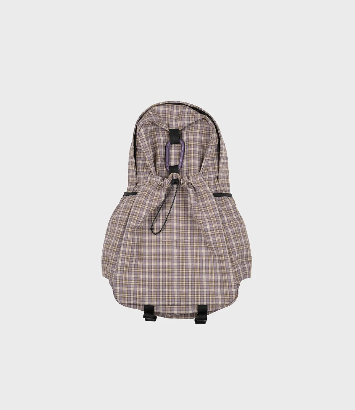 mmo backpack cotton check 3layer / grape