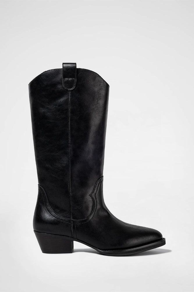 MILD WESTERN BOOTS / BLACK