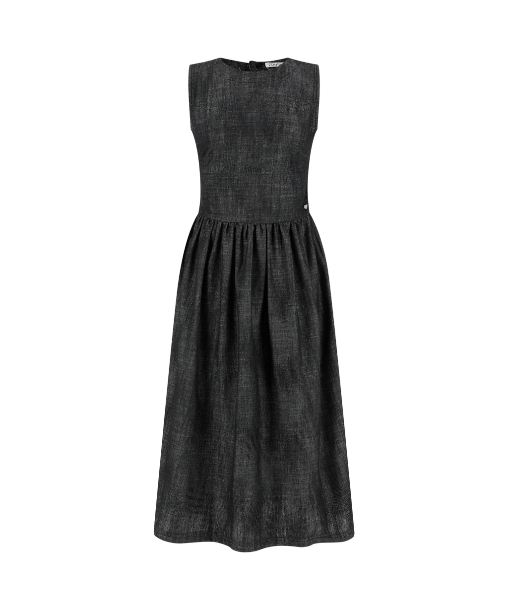 ROUND CUT OUT DRESS BLACK