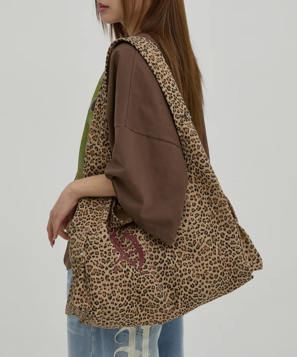 Double Sided Hoho Bag - leopard