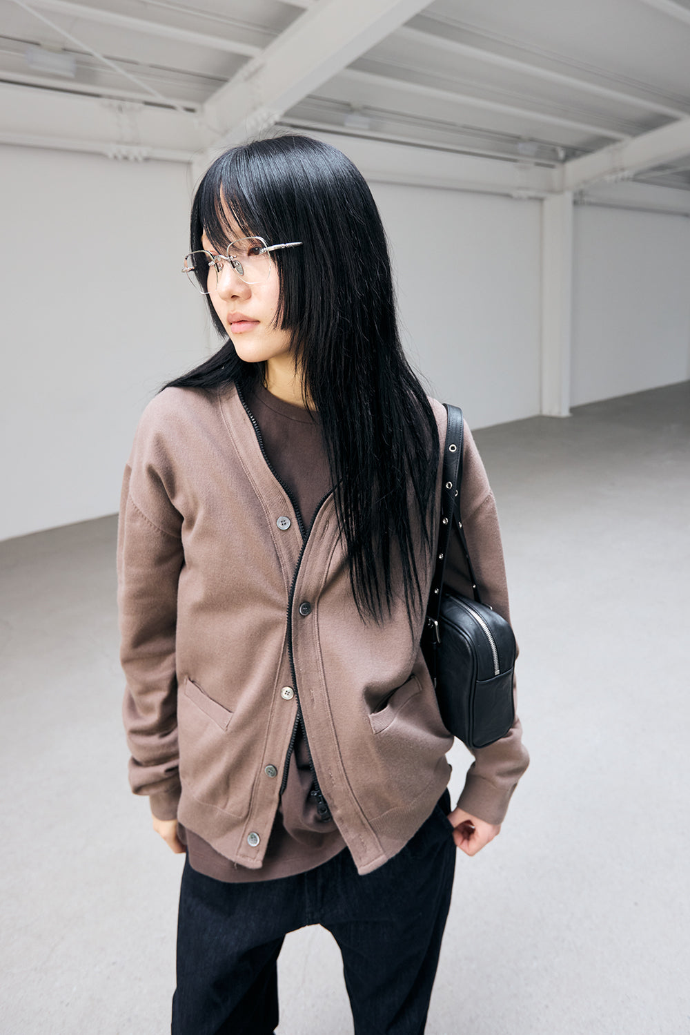 Zip Cardigan / 3 COLOR