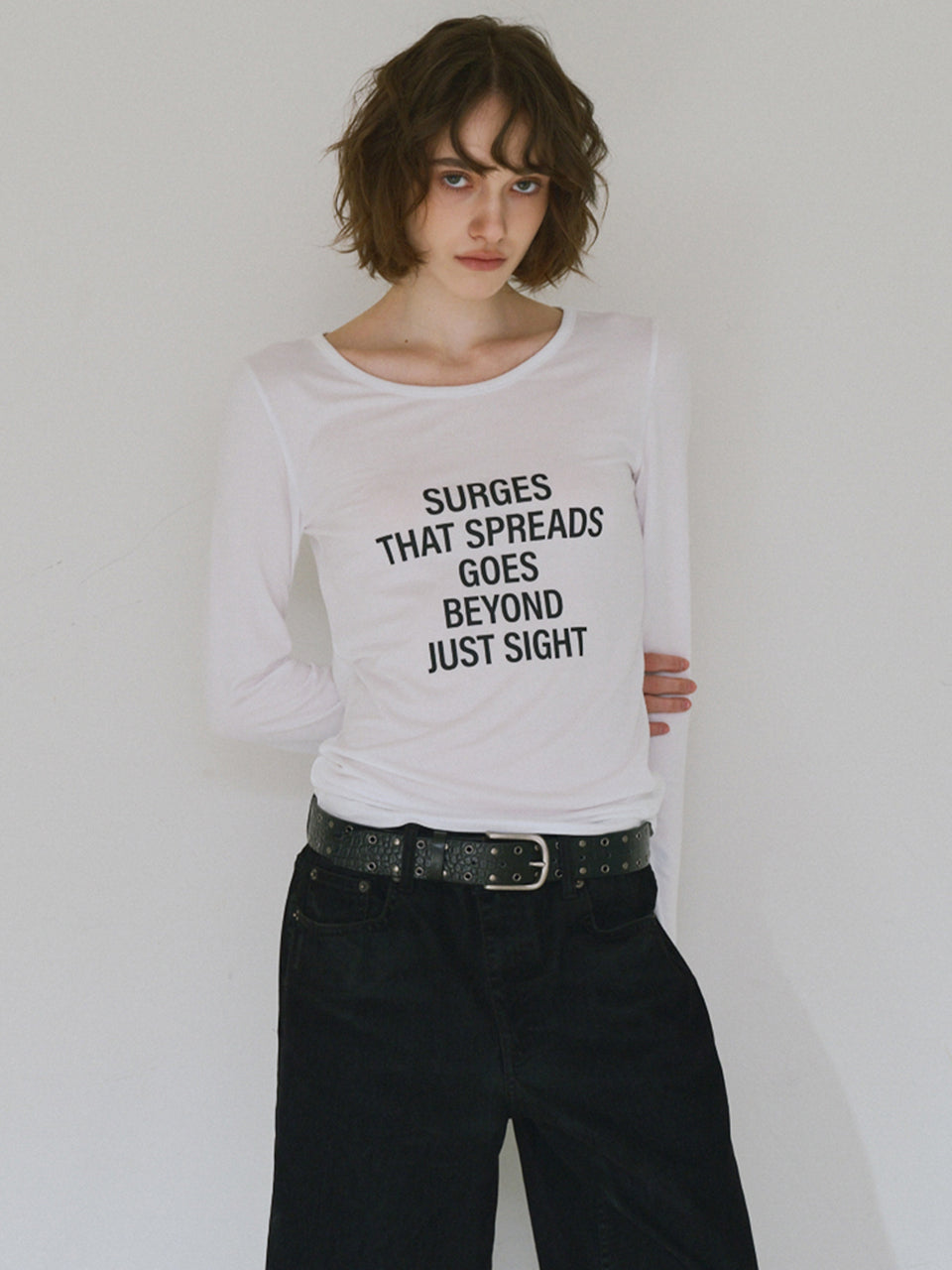 Typography T-shirts White