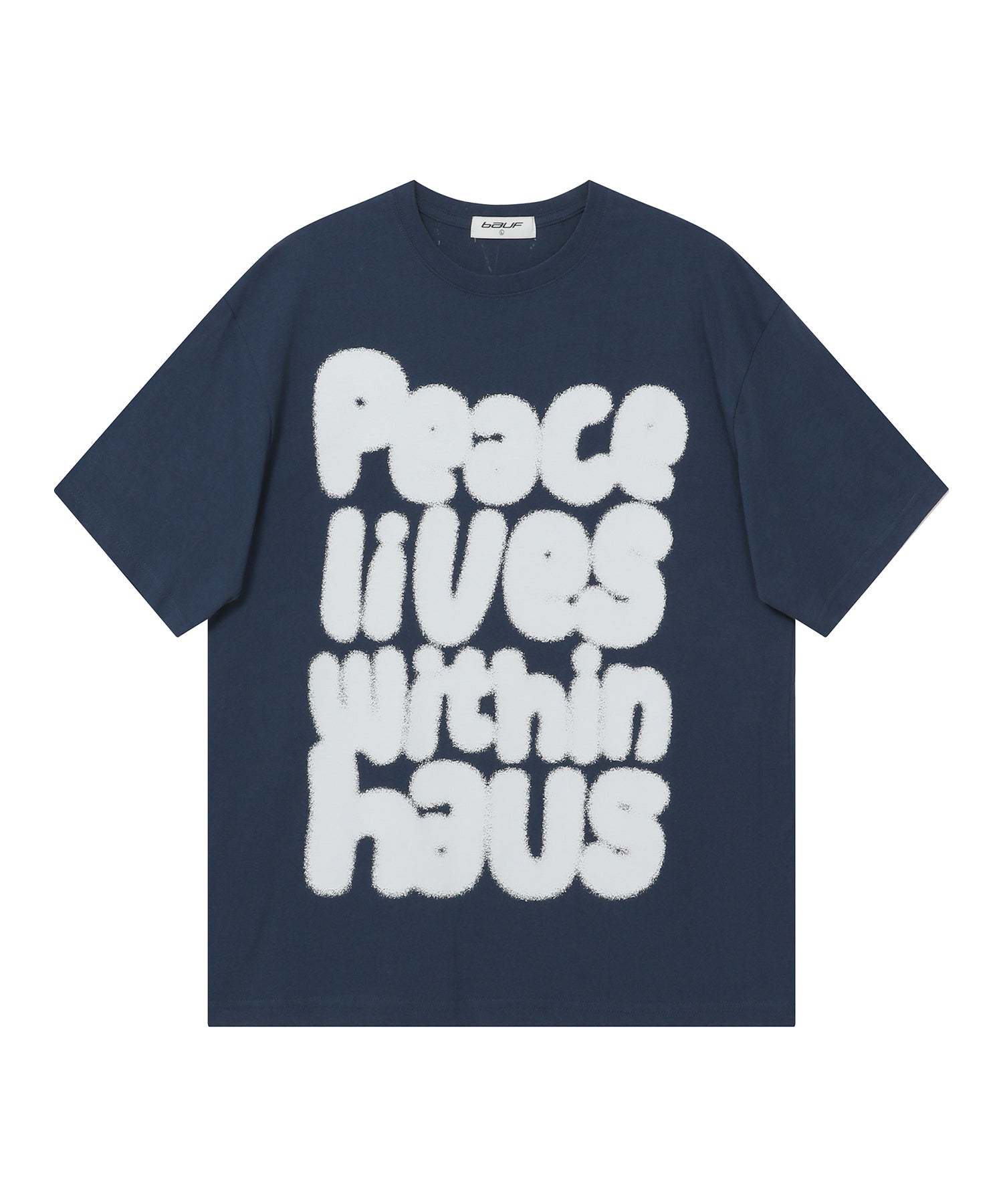 Peace House T-shirt Navy