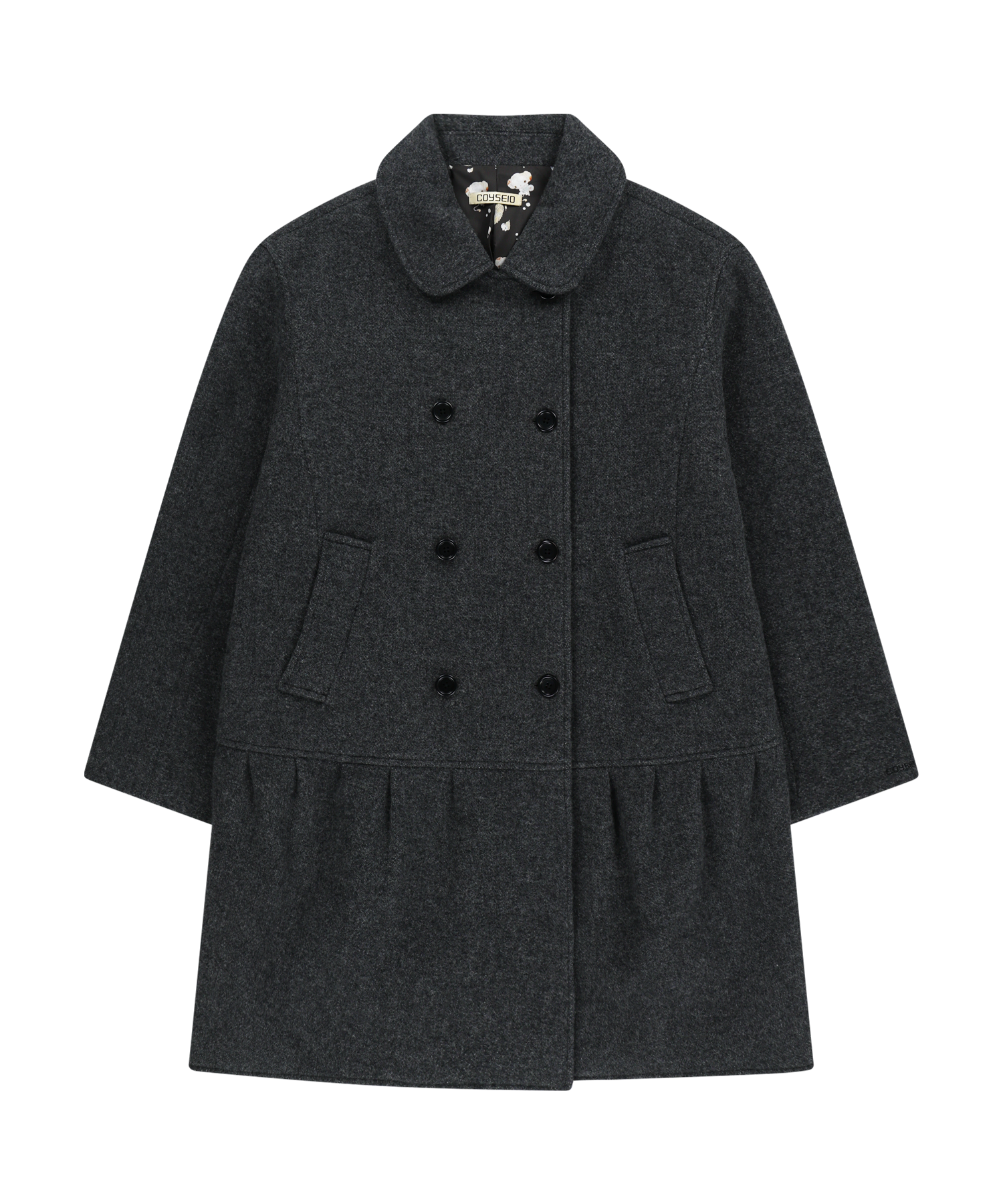 COY DOUBLE COAT GREY