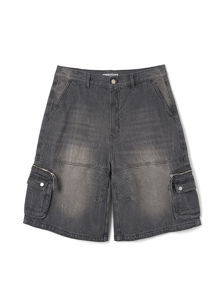 Hardtack Snap Bermuda Pants Washed Black