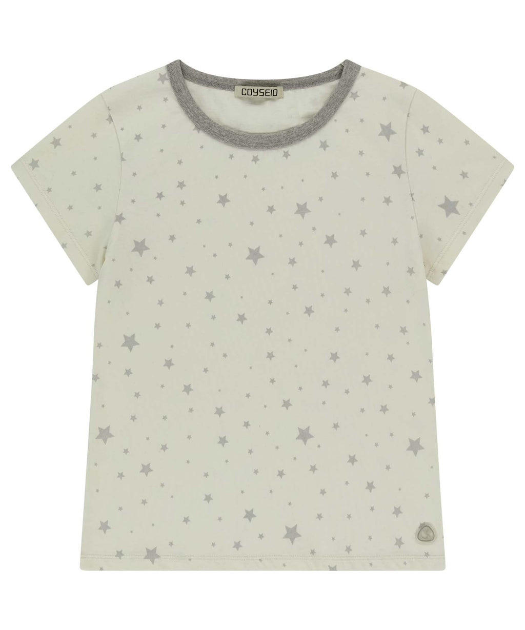 MILKY STAR T-SHIRT IVORY